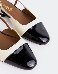 Chysis Black/Off White Patent
