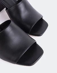 Clarabelle Black Leather
