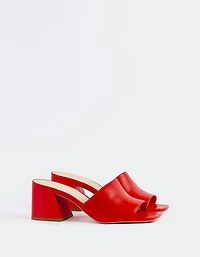 Clarabelle Red Leather