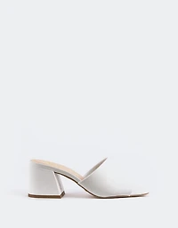Clarabelle White Leather