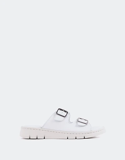 Corsham White Leather