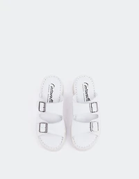 Corsham White Leather