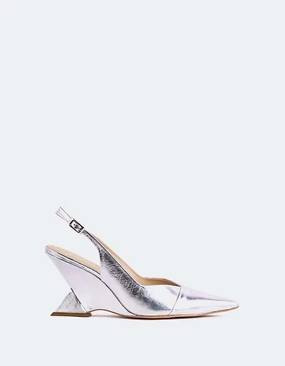 Cressida Silver Leather