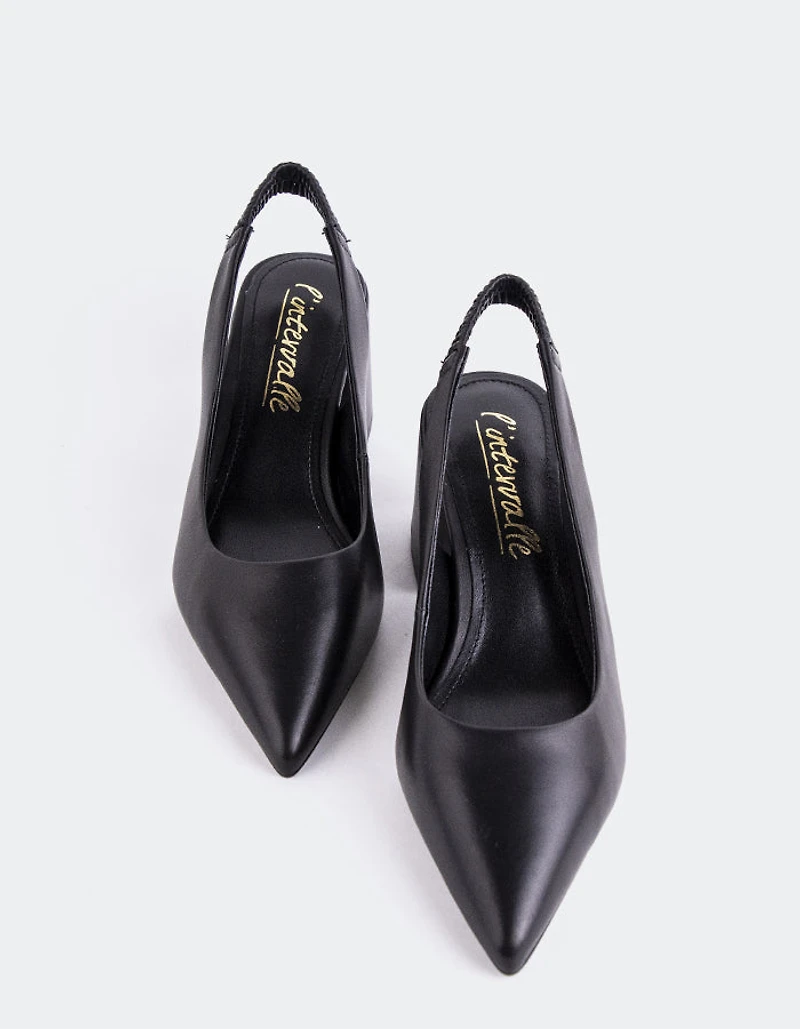Dalida Black Leather