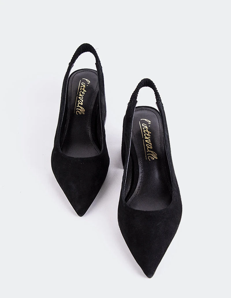Dalida Black Suede