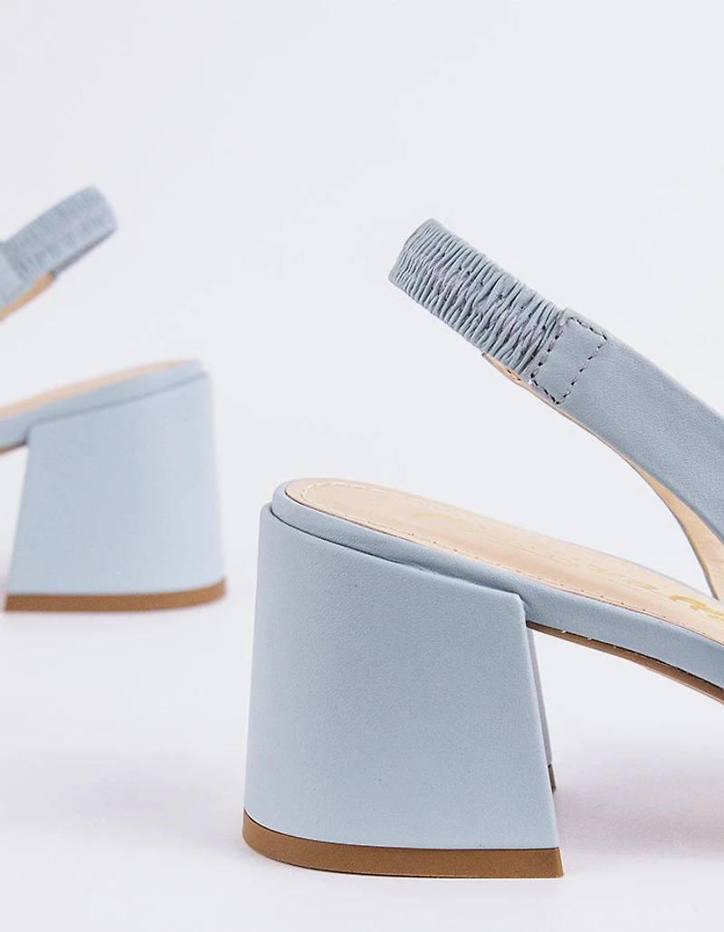 Dalida Blue Leather
