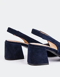 Dalida Navy Suede