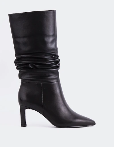 Davila Black Leather