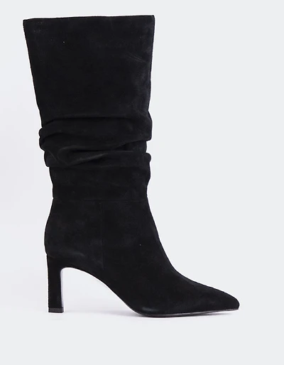 Davila Black Suede