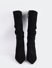 Davila Black Suede