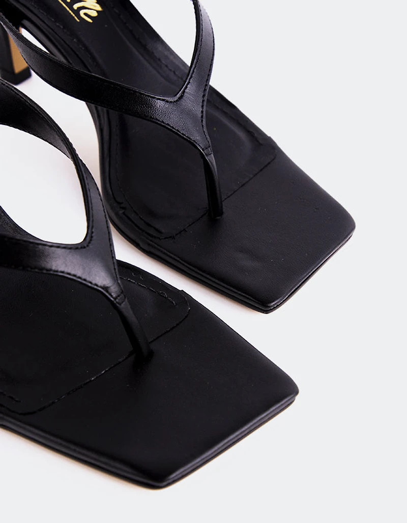 Delight Black Leather