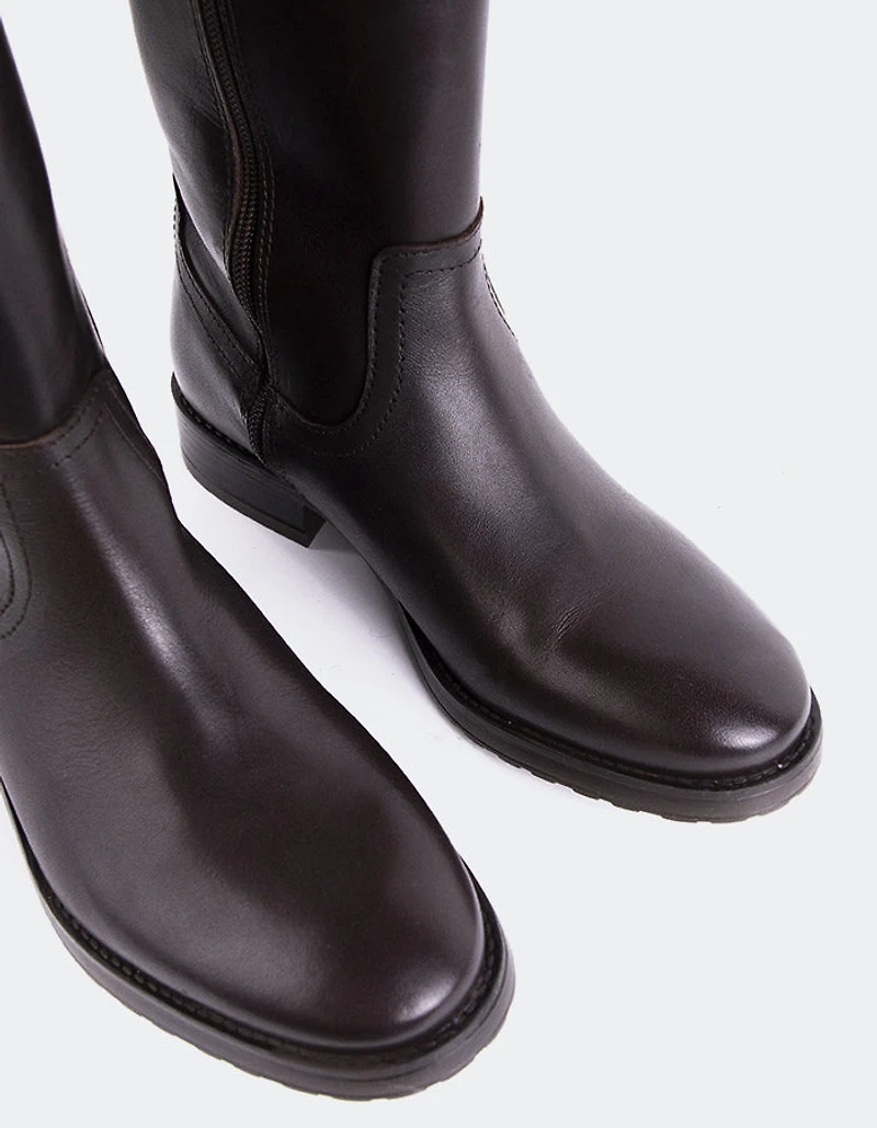 Delorre Brown Leather