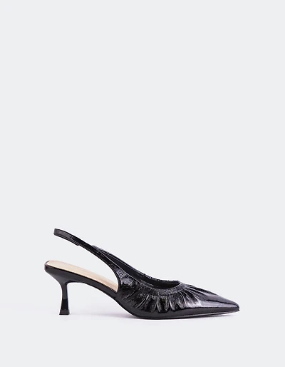 Delft Black Leather