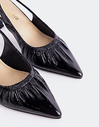 Delft Black Leather