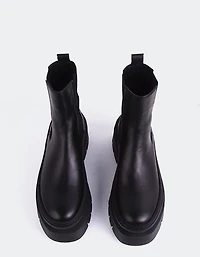 Delya Black Leather