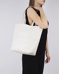 Dialoque White Leather