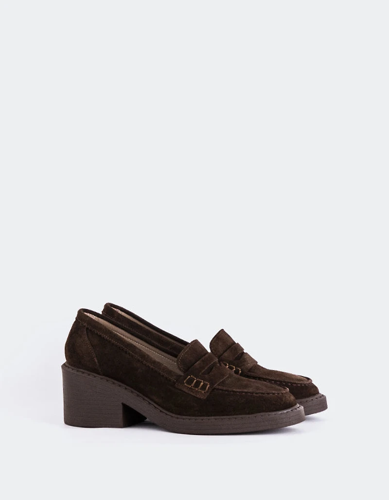 Edessa Brown Suede