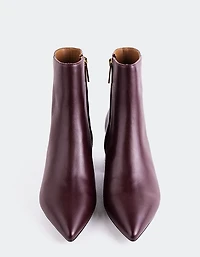 Eugenie Burgundy Leather