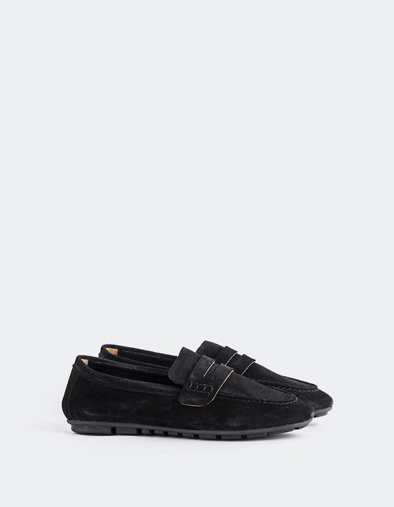 Ezzie Black Suede