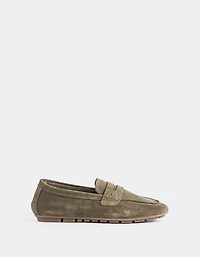 Ezzie Khaki Suede
