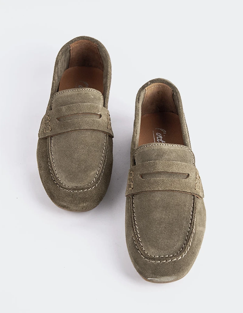 Ezzie Khaki Suede