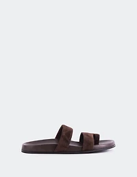 Fairlee Chocolate Suede