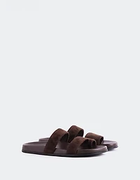 Fairlee Chocolate Suede