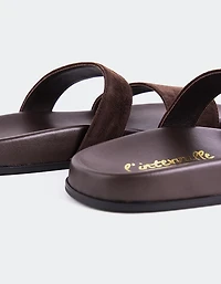 Fairlee Chocolate Suede