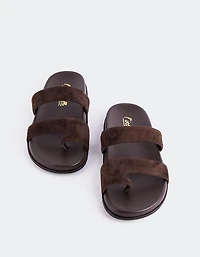Fairlee Chocolate Suede