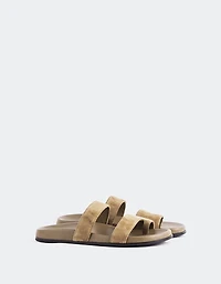 Fairlee Khaki Suede