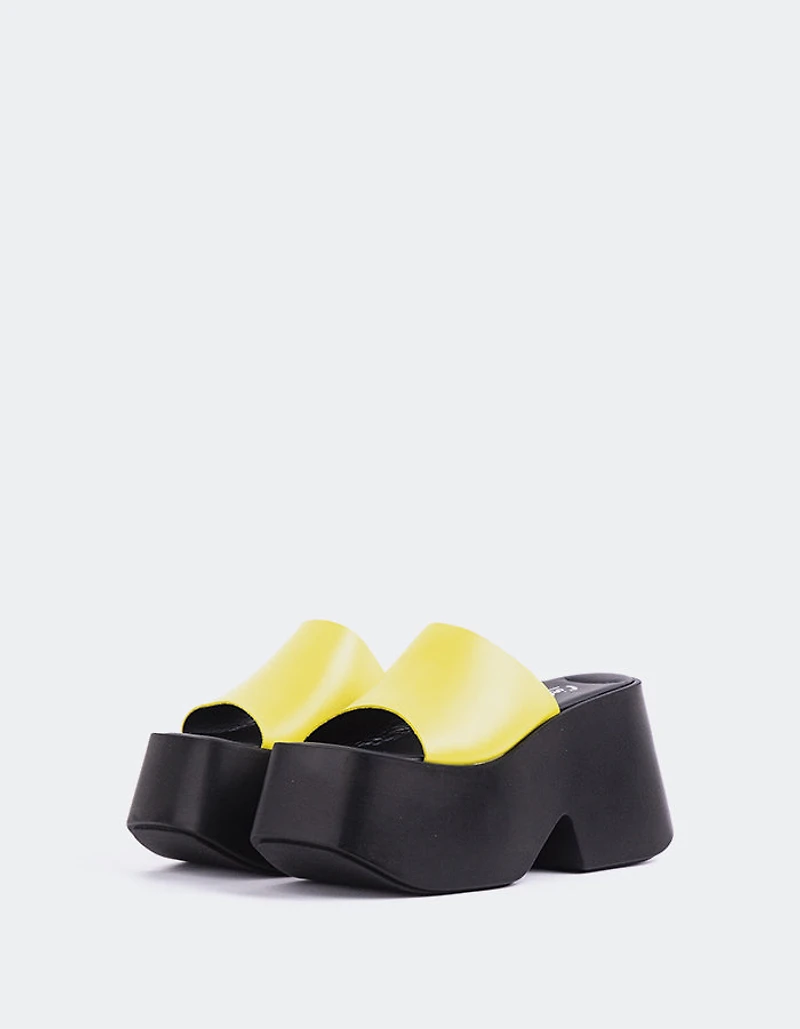 Fidèle Yellow Leather