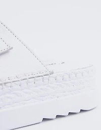 Fitzroy White Leather