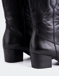 Freyr Black Leather