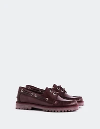 Gaia Burgundy Leather
