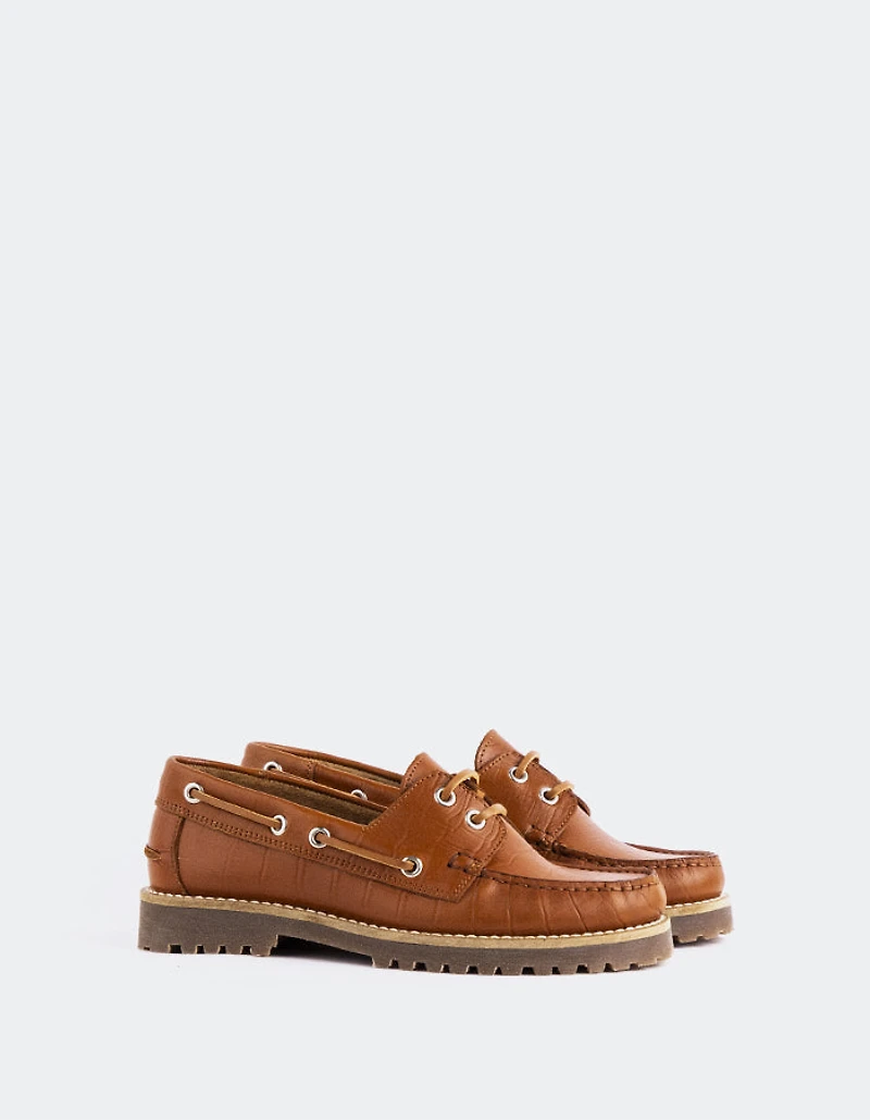 Gaia Chestnut Croco