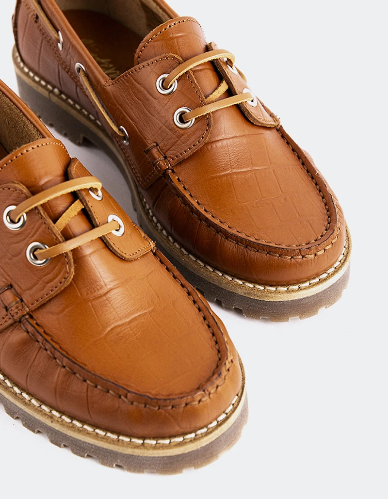 Gaia Chestnut Croco