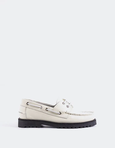 Gaia Off White Leather