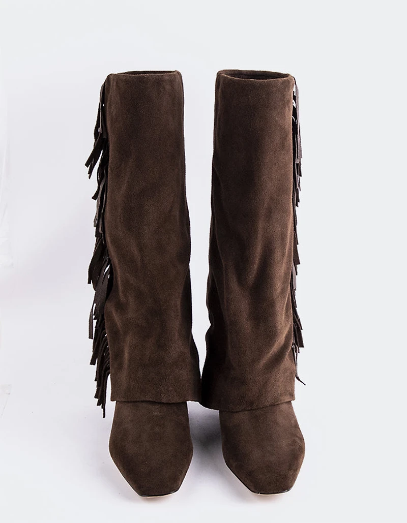Galvani Brown Suede