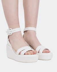 Geralda White Leather