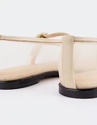 Glint Off White Mesh