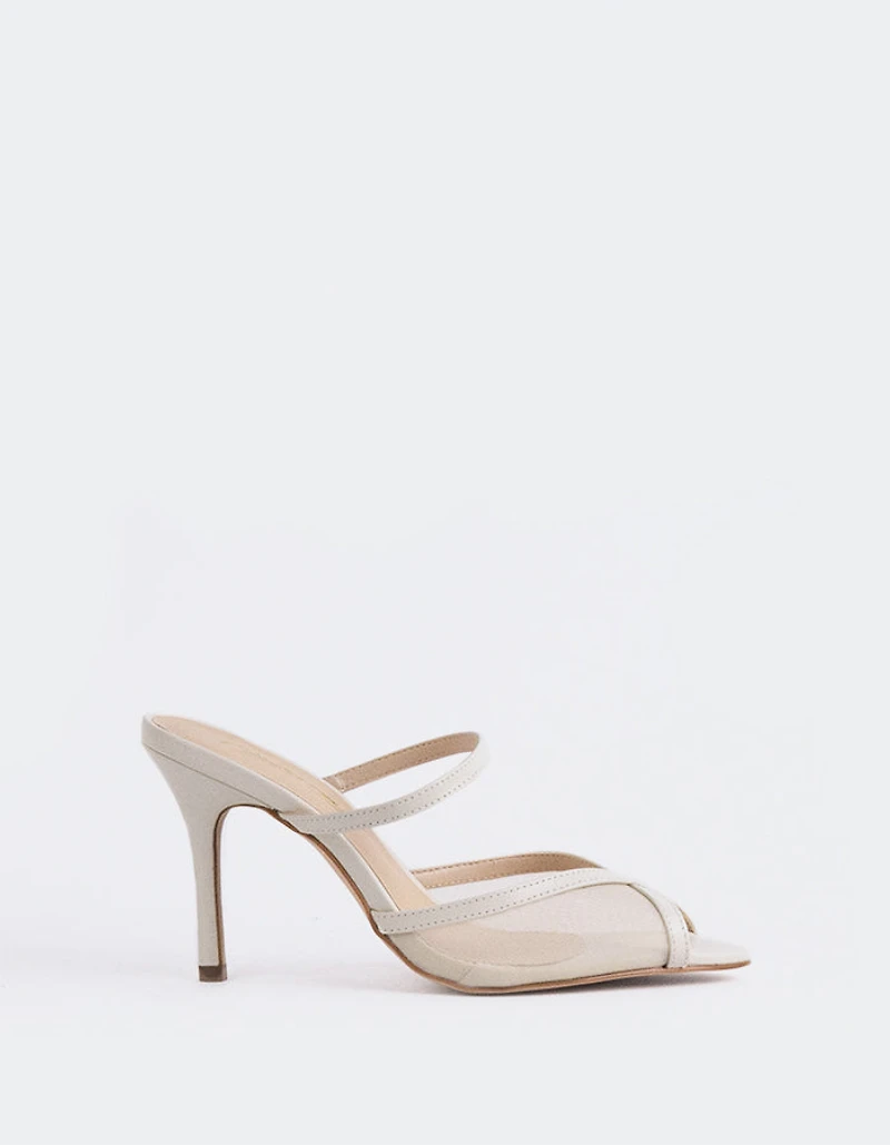 Gloxinia Off White Leather