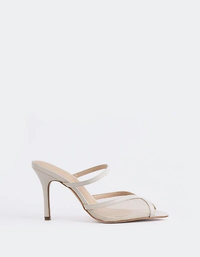 Gloxinia Off White Leather