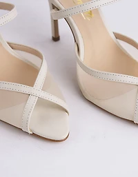 Gloxinia Off White Leather