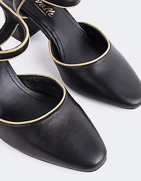Gouda Black Leather