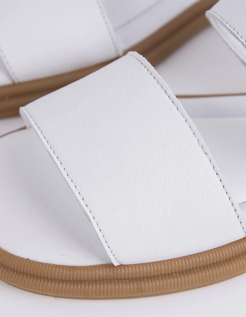 Mostar White Leather