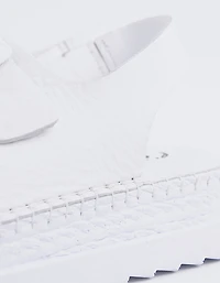 Grafton White Leather