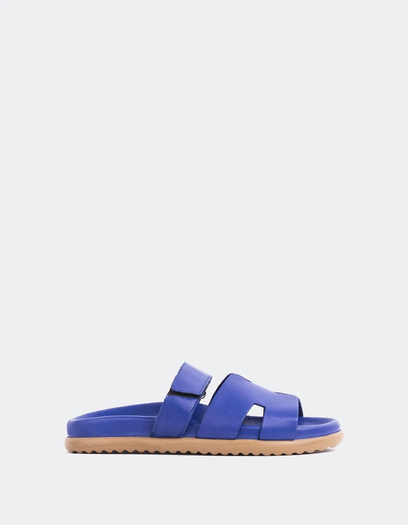 Gustave Blue Leather