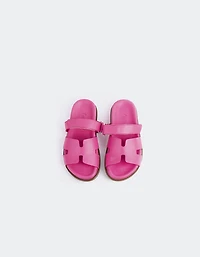 Gustave Fuchsia Leather
