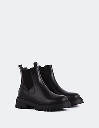 Hayes Black Leather