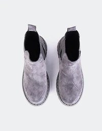 Hayes Grey Suede